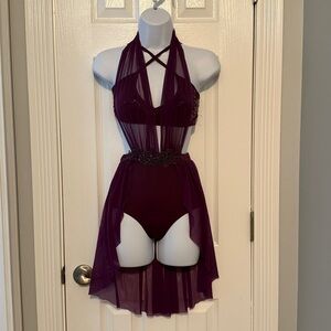 Weissman Purple Dance Costume